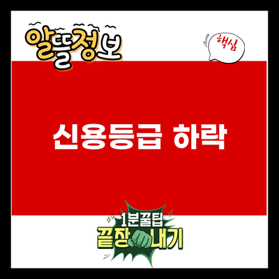 You are currently viewing 신용등급 하락